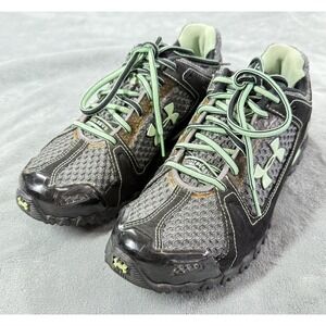 Under Armour Cartilage Shoes Womens Size 8‎ Gray Running Charged 1201254-034